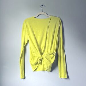 JCrew (back tie-up) long-sleeve T-shirt